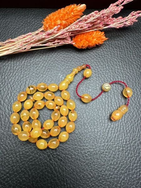 Küçük Boy Ateş Kehribar Tesbih