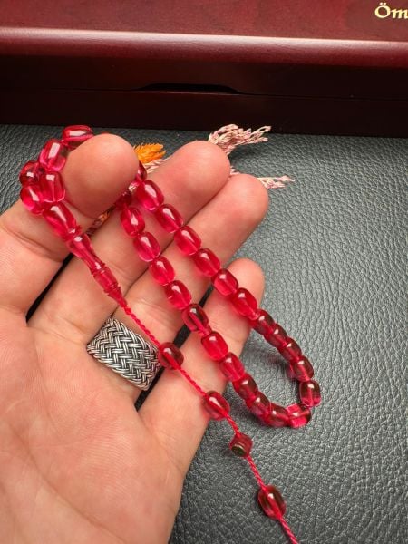 Küçük Boy Ateş Kehribar Tesbih