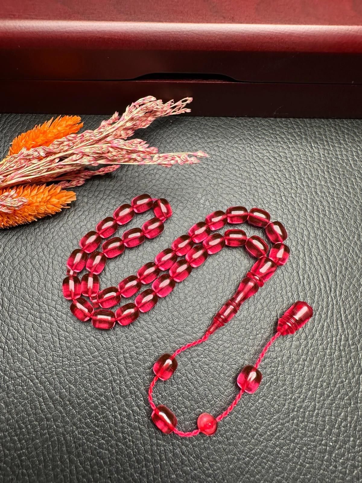 Küçük Boy Ateş Kehribar Tesbih