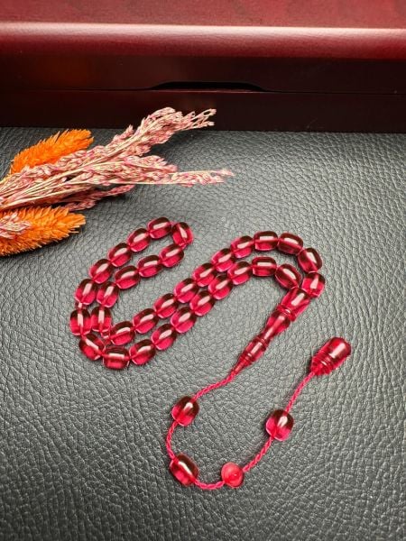 Küçük Boy Ateş Kehribar Tesbih