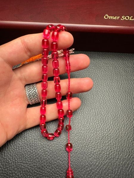 Küçük Boy Ateş Kehribar Tesbih
