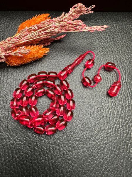 Küçük Boy Ateş Kehribar Tesbih