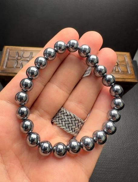 Küre Model Terahertz Doğal Taş Bileklik