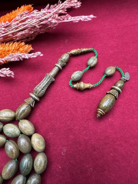 Beyzi  Model Yeşil Pelesenk Ağaç Tesbih