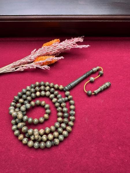 Armudi Model Yeşil Pelesenk Ağaç 99 Luk Tesbih