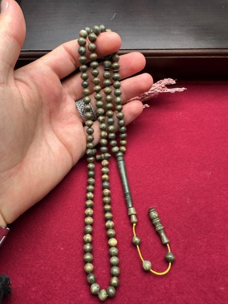 Armudi Model Yeşil Pelesenk Ağaç 99 Luk Tesbih