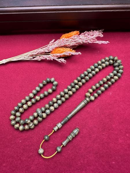 Armudi Model Yeşil Pelesenk Ağaç 99 Luk Tesbih