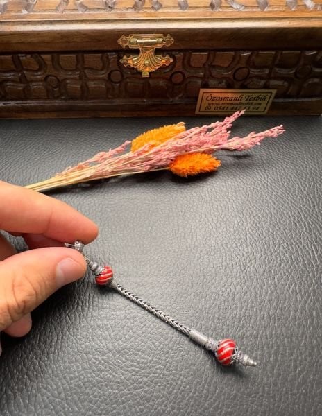 Özel Tasarım Mineli Gümüş Püskül