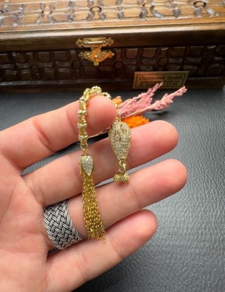 Özel Tasarım Diamond Gümüş Püskül