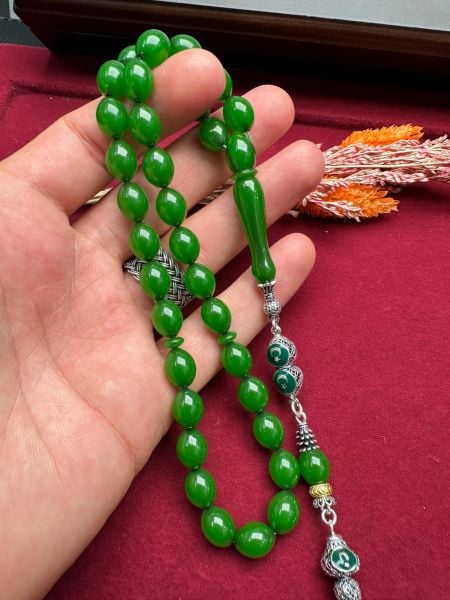 Beyzi Model Sıkma Kehribar Tesbih