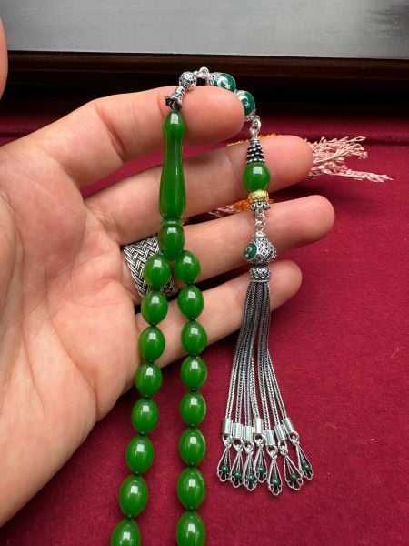 Beyzi Model Sıkma Kehribar Tesbih