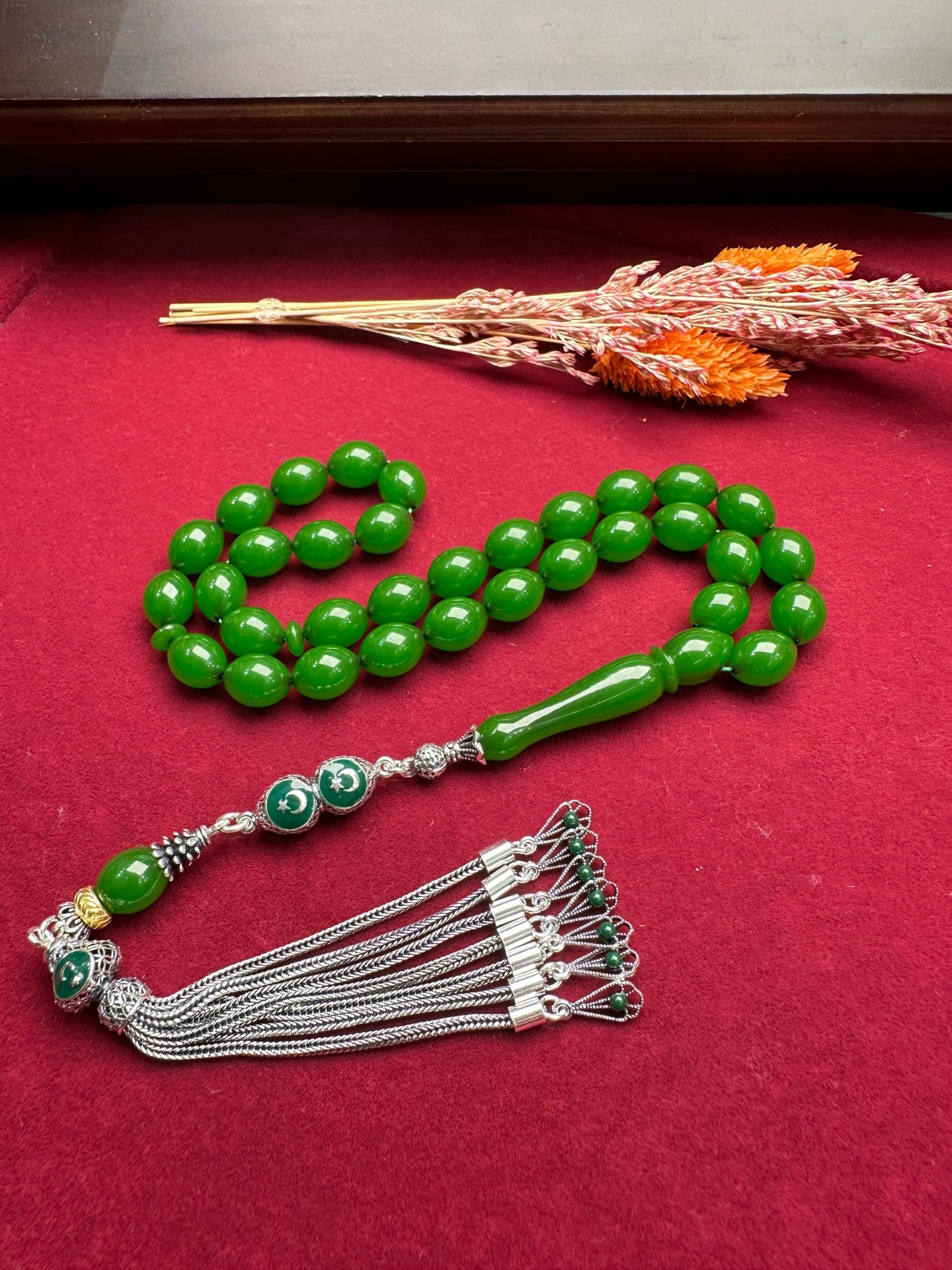 Beyzi Model Sıkma Kehribar Tesbih