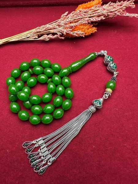 Beyzi Model Sıkma Kehribar Tesbih