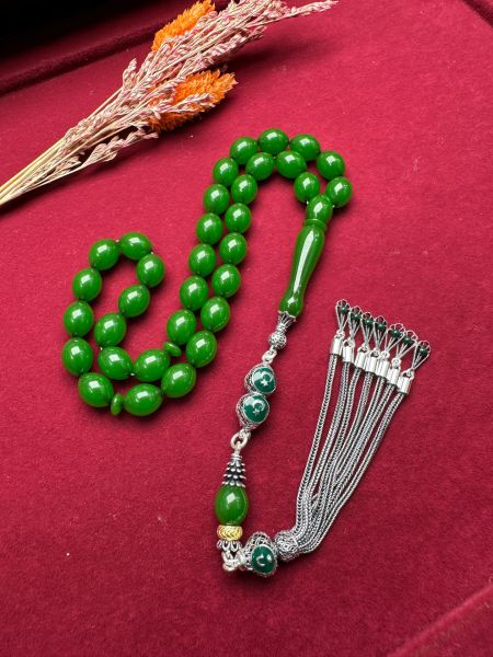 Beyzi Model Sıkma Kehribar Tesbih