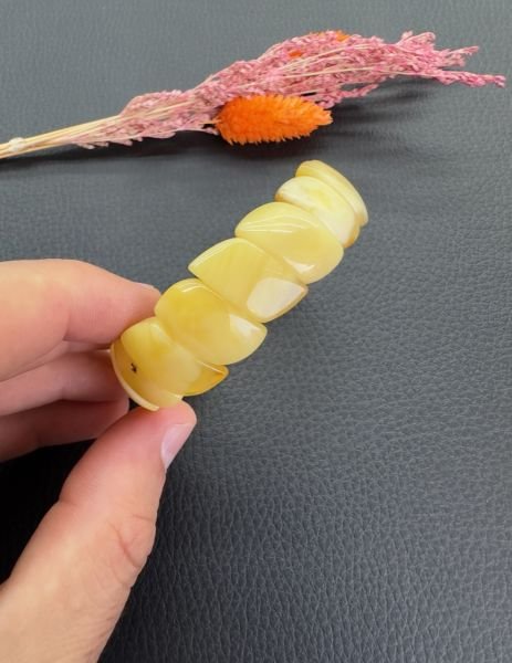 Rolex Model Yetişkin Damla Kehribar Bileklik