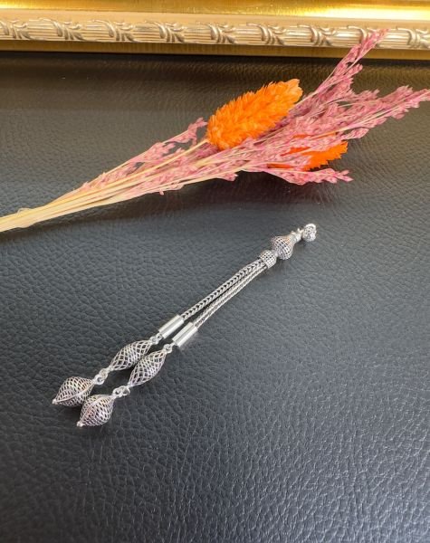 Özel Tasarım İkili Fizyon Model Gümüş Püskül