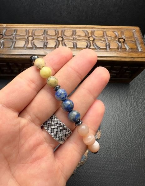 Çakra Doğal Taş Bileklik(Terazi Burcu)