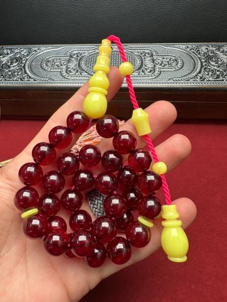 Osmanlı Benzetme Küre Model Sıkma Kehribar Tesbih