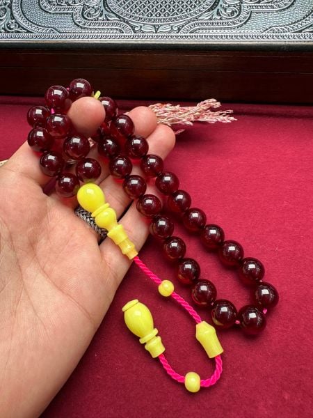 Osmanlı Benzetme Küre Model Sıkma Kehribar Tesbih