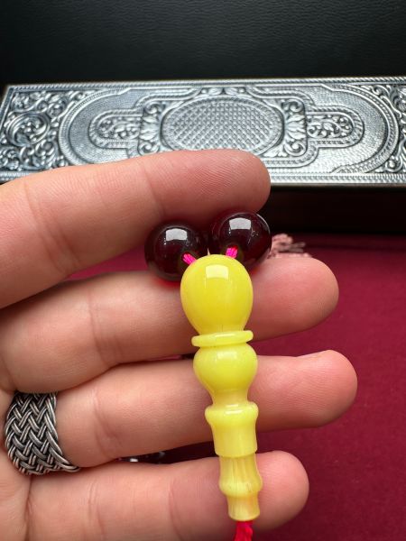 Osmanlı Benzetme Küre Model Sıkma Kehribar Tesbih