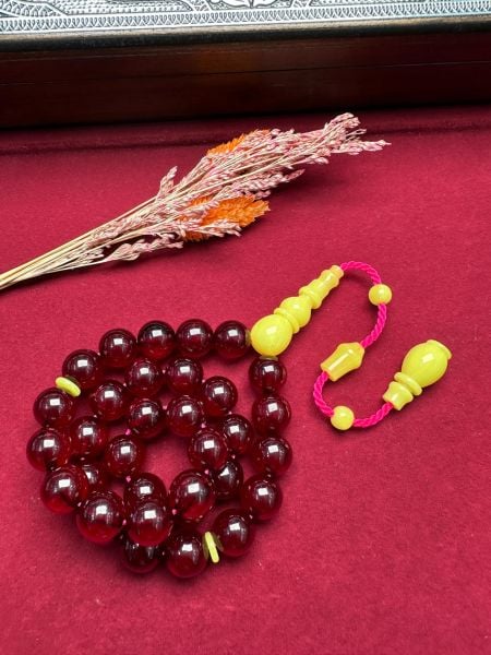 Osmanlı Benzetme Küre Model Sıkma Kehribar Tesbih