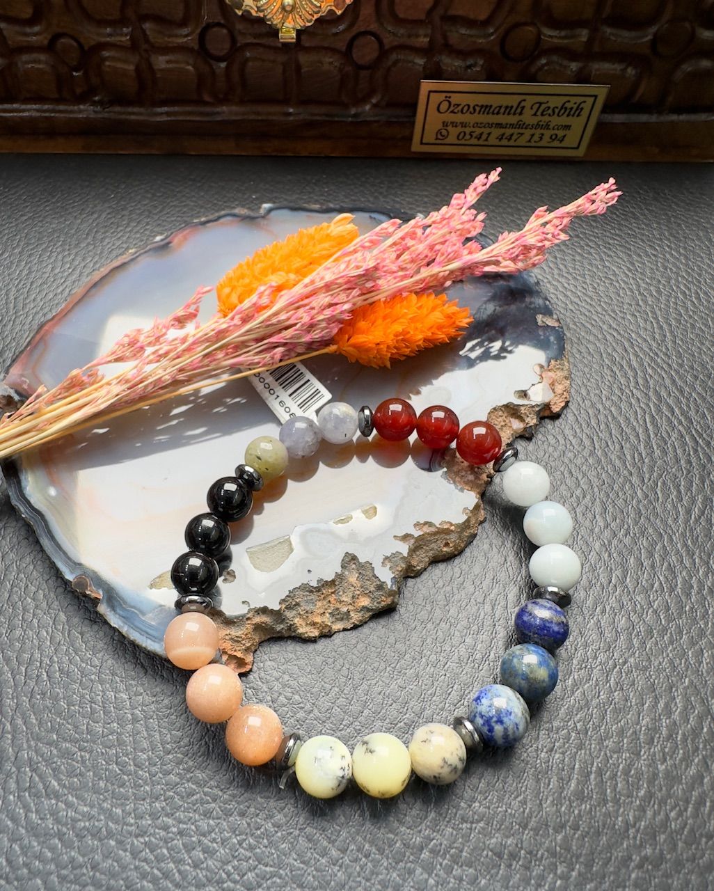 Küre Model Doğal Taş Bileklik