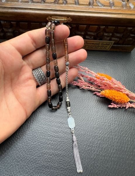 Kapsül Model Dörtparmak Ateş Kehribar Tesbih