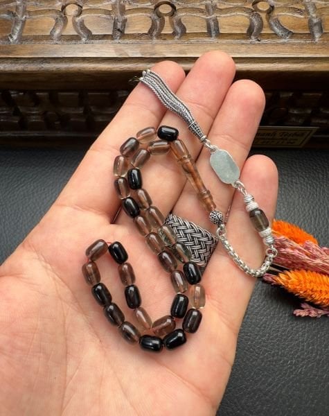 Kapsül Model Dörtparmak Ateş Kehribar Tesbih