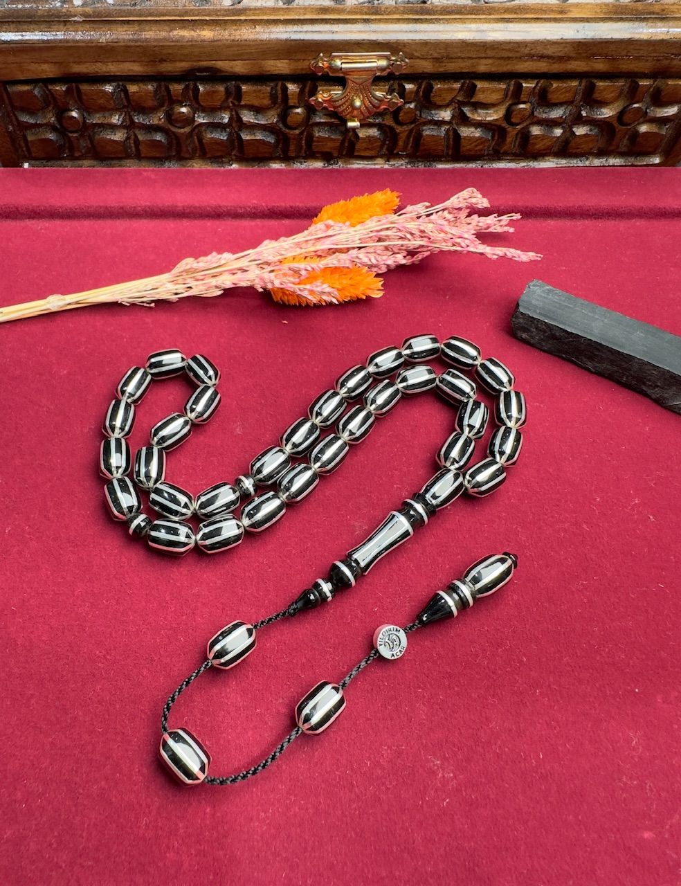 Kapsül Model Gümüş Yarma Erzurum Oltutaşı Tesbih