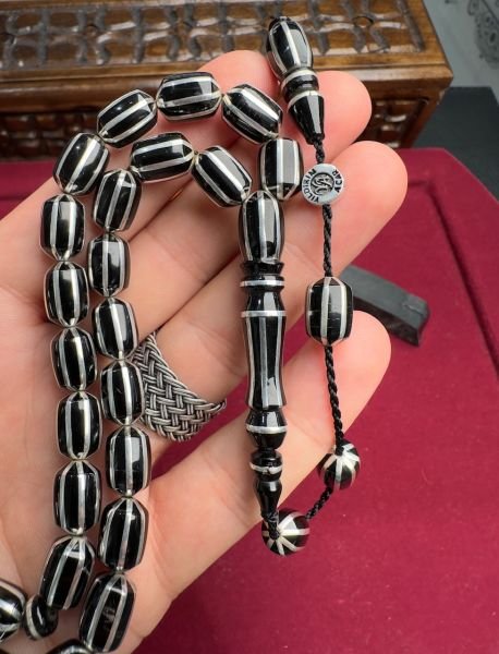 Kapsül Model Gümüş Yarma Erzurum Oltutaşı Tesbih