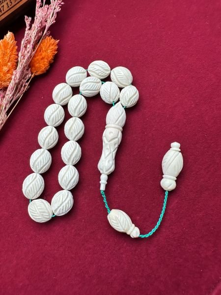 Beyzi Model Kalem İşçiliği Maskot Kemik Tesbih