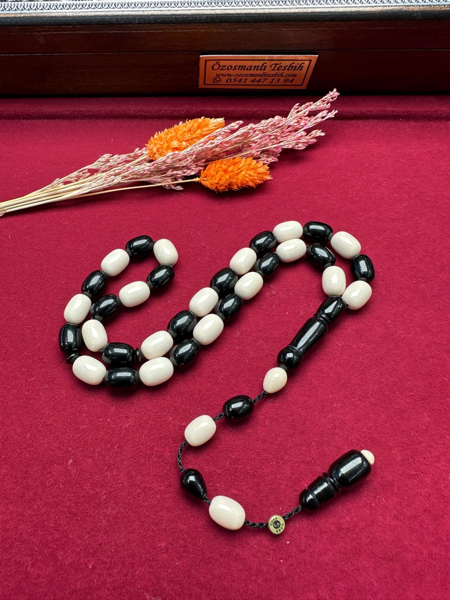 Kapsül Model Beşiktaş Taraftar Sıkma  Kehribar Tesbih