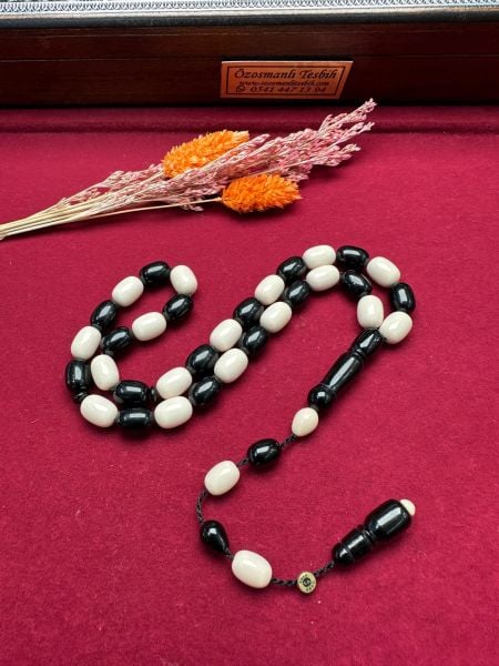 Kapsül Model Beşiktaş Taraftar Sıkma  Kehribar Tesbih