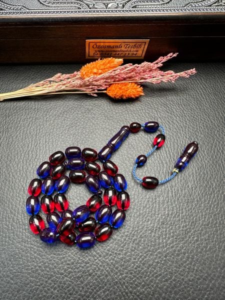 Kapsül Model Trabzonspor Taraftar Ateş Kehribar Tesbih