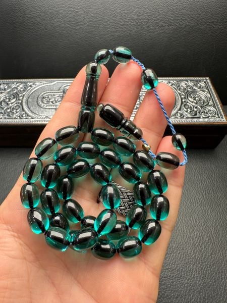 Kapsül Model Ateş Kehribar Tesbih