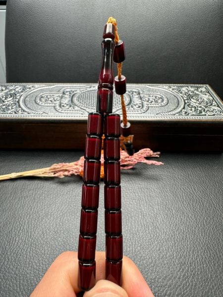 Kesme Model Sıkma Kehribar Tesbih