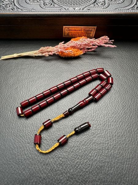 Kesme Model Sıkma Kehribar Tesbih