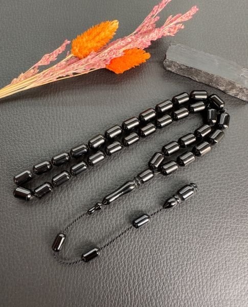 Kapsül Model Sade Erzurum Oltu taşı Tesbih