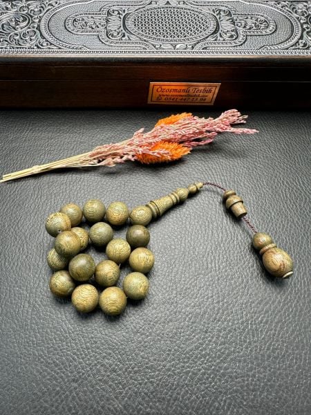 Küre Model Maskot Yeşil Pelesenk Ağacı Tesbih