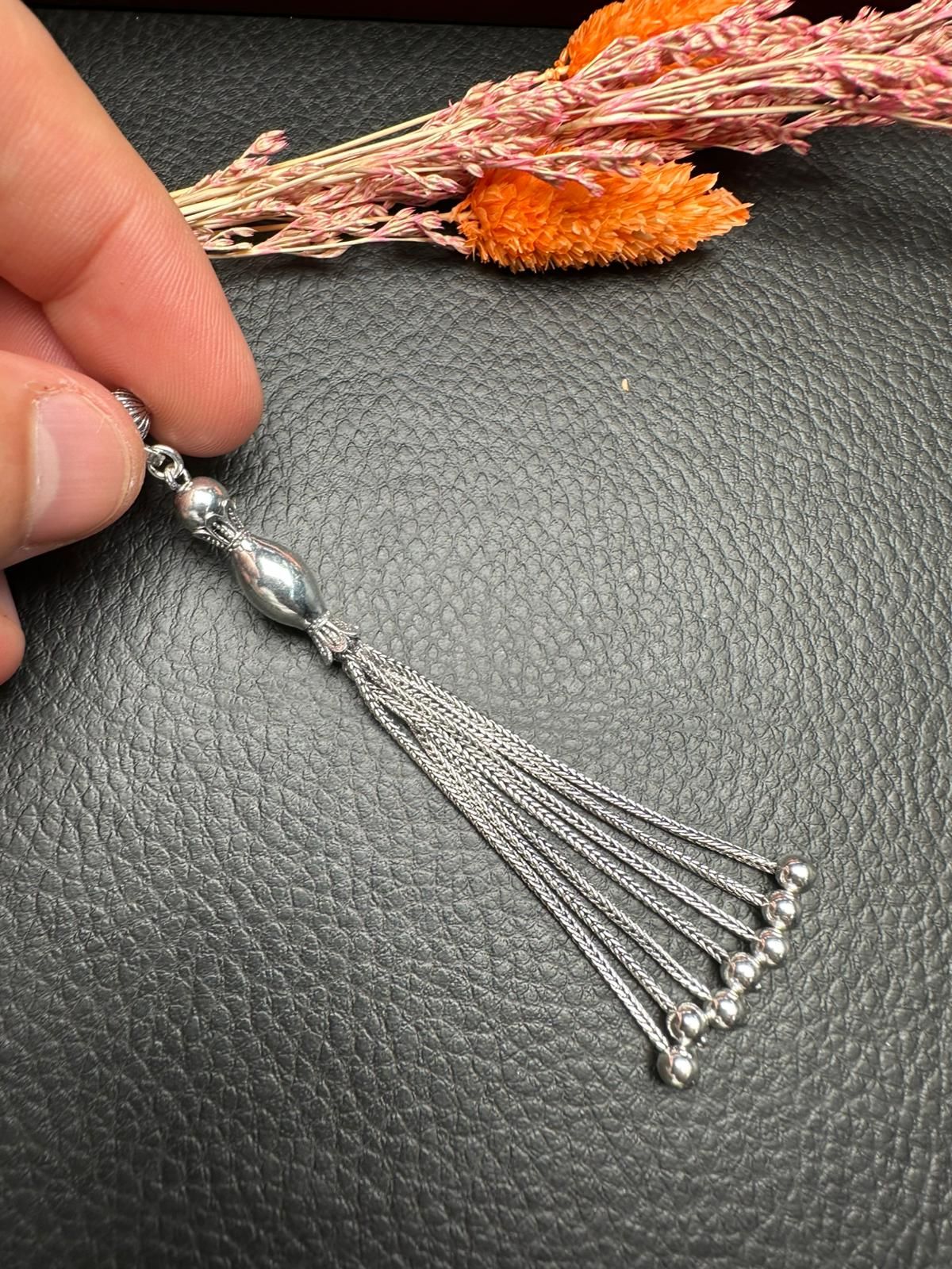 Özel Tasarım Gümüş Püskül