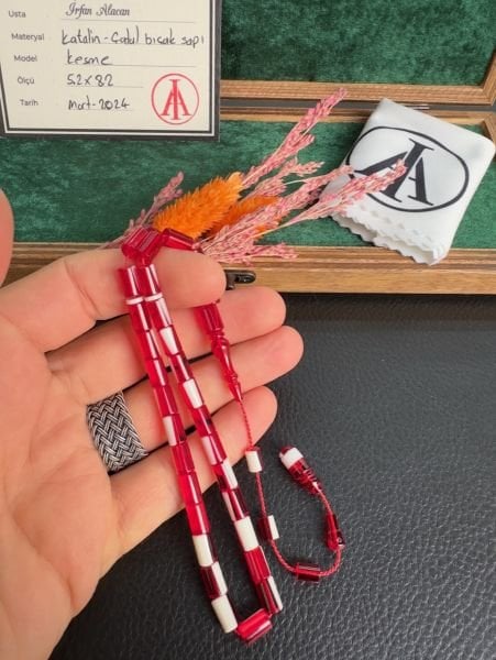 Küçük Boy Kesme Model Eski Alman Katalin Tesbih