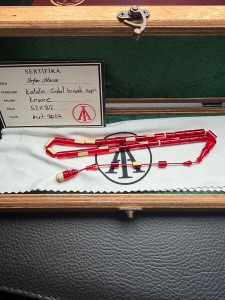 Küçük Boy Kesme Model Eski Alman Katalin Tesbih