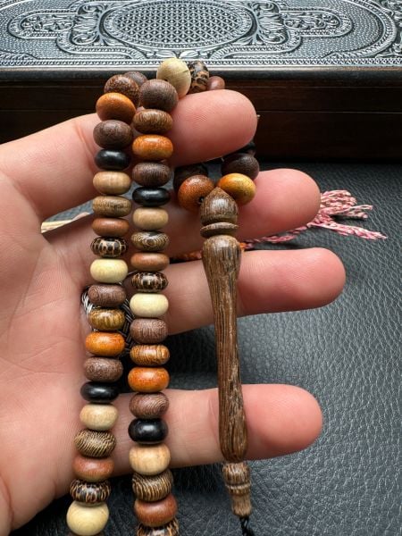 Basık Model Karışık Ağaç Grubu 99 Luk Tesbih