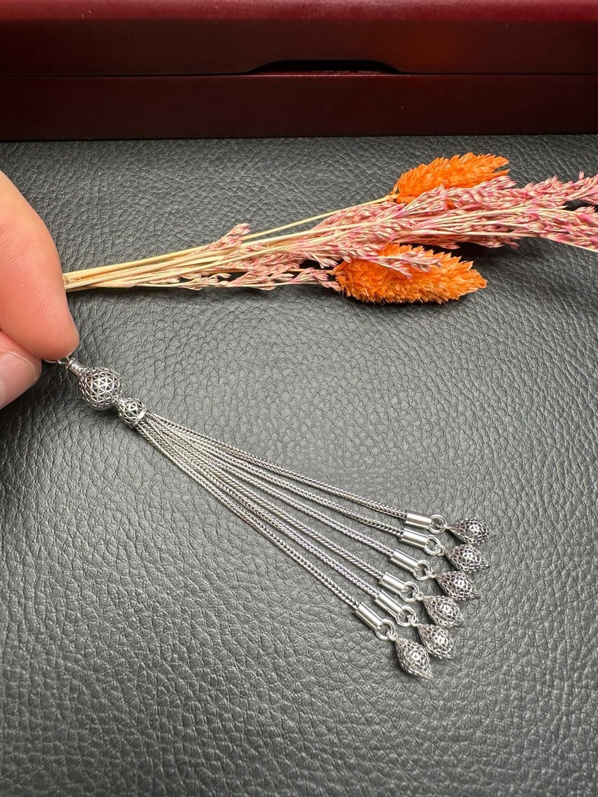 Özel Tasarım Gümüş Püskül