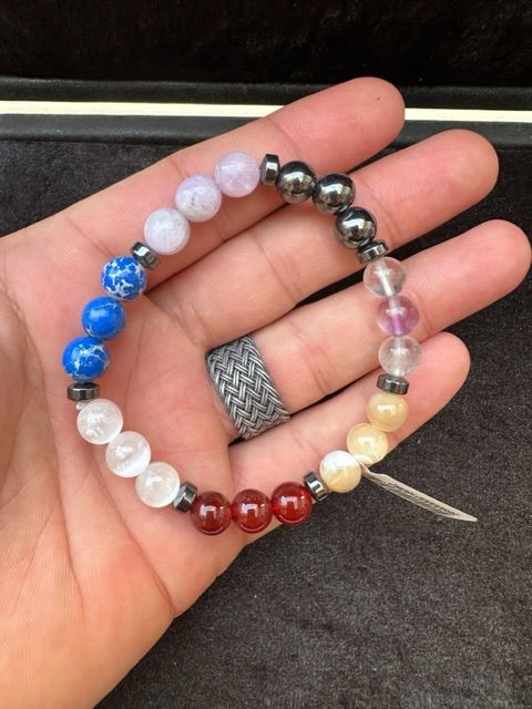 Mix (Karışık) Taşlı Doğal Taş Bileklik