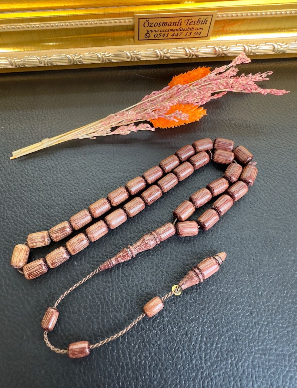 Kapsül Model MorGül Ağaç Tesbih