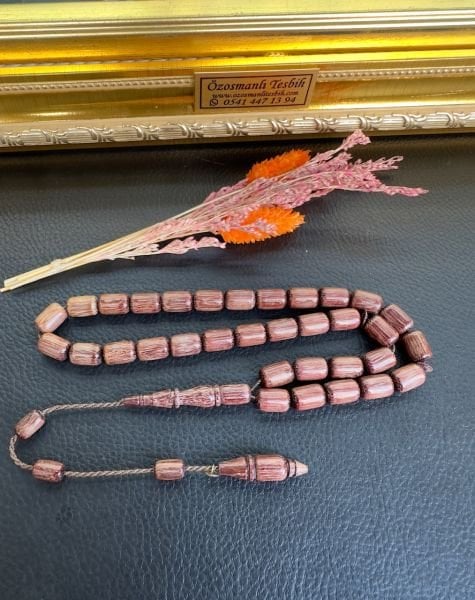 Kapsül Model MorGül Ağaç Tesbih