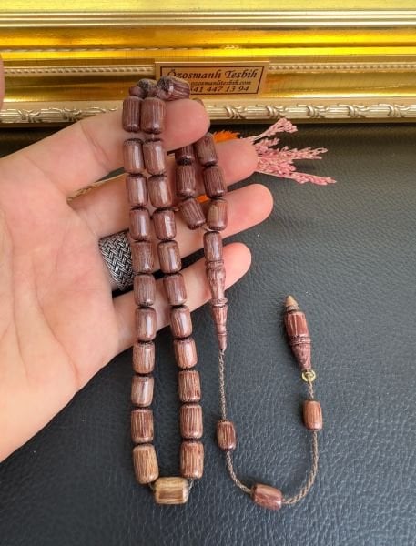 Kapsül Model MorGül Ağaç Tesbih