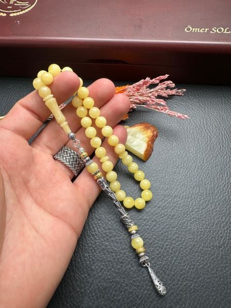 Küre Model Damla Kehribar Tesbih