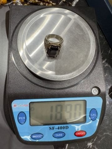 Rolex Model Kehribar Taşı Dizayn 925 Ayar Gümüş Erkek Yüzük